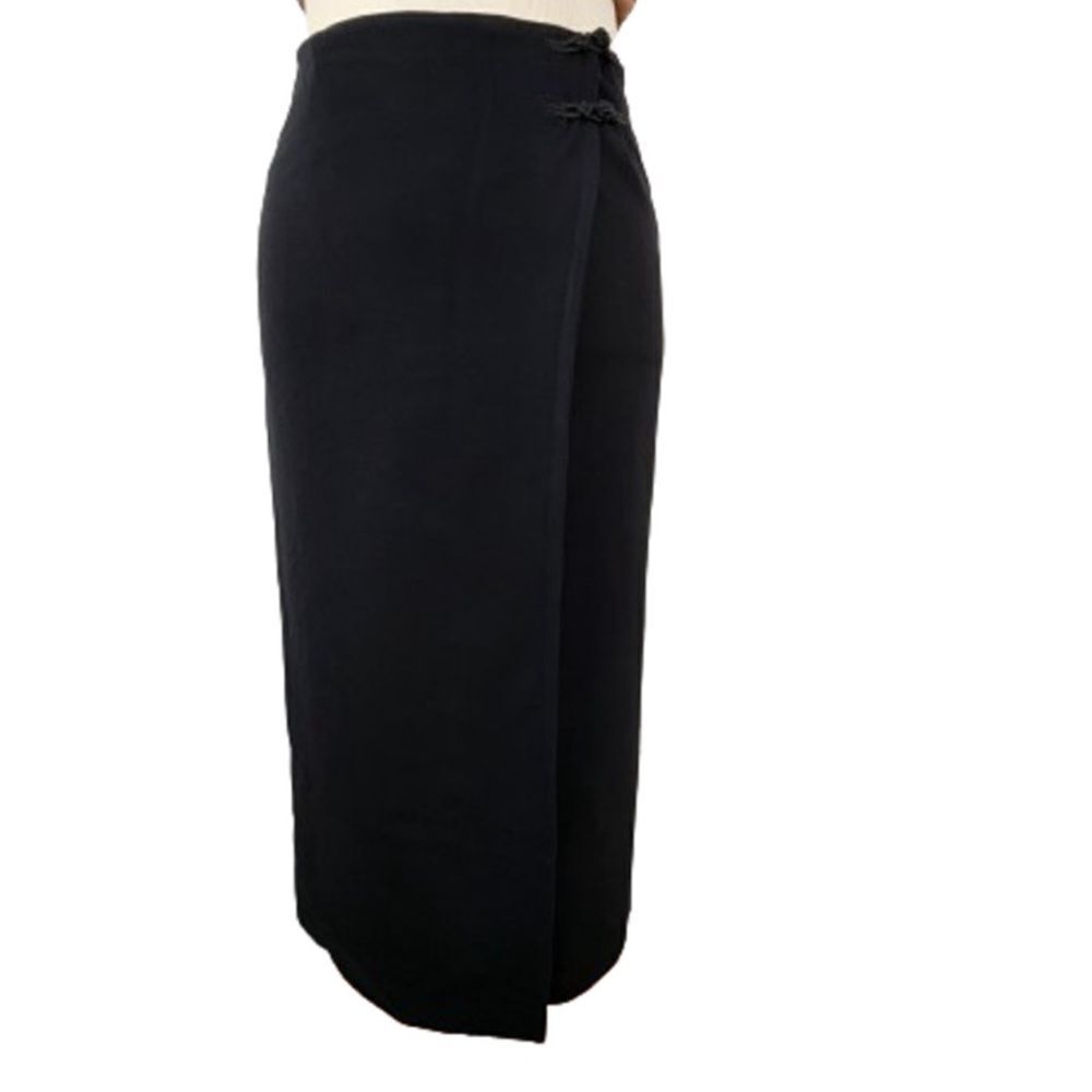 Lauren Ralph Lauren Frog Knot Wrap Skirt